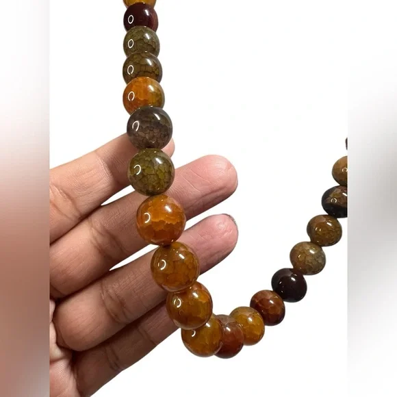 Vintage stone necklace - Picture 6 of 6